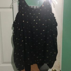 Lauren Conrad cold shoulder blouse